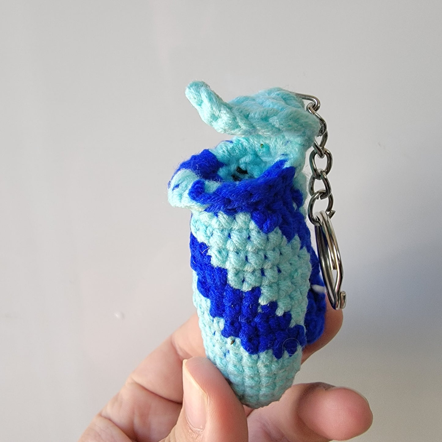 Nepenthes crochet keychain multicolored