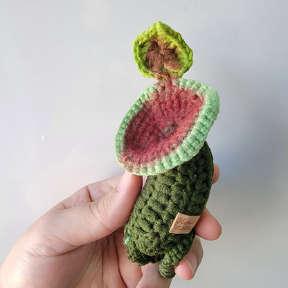 Nepenthes lowii crochet keychain