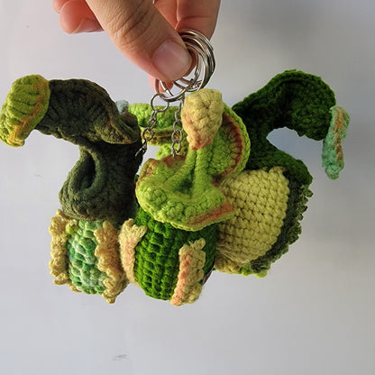 Nepenthes veitchii crochet keychain