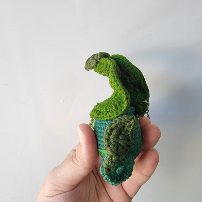 Nepenthes veitchii crochet keychain