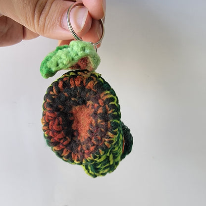 Nepenthes lowii crochet keychain