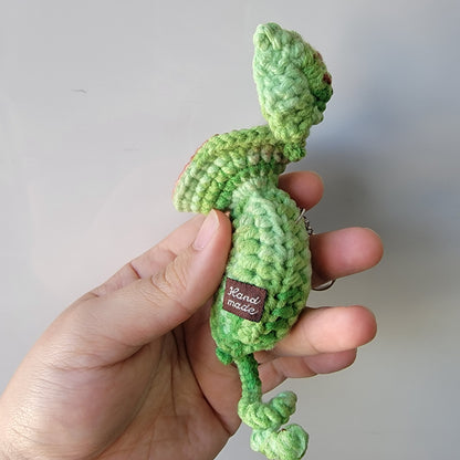 Nepenthes lowii crochet keychain