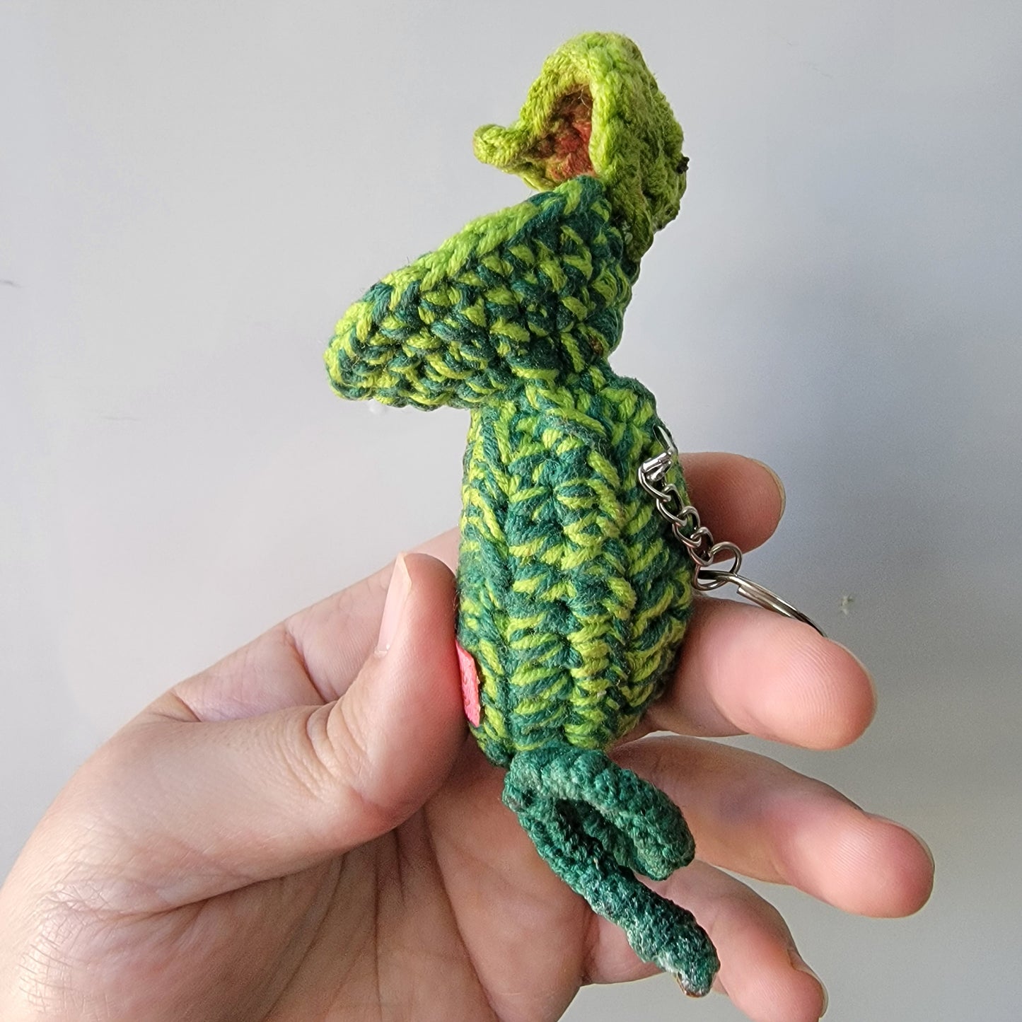 Nepenthes lowii crochet keychain